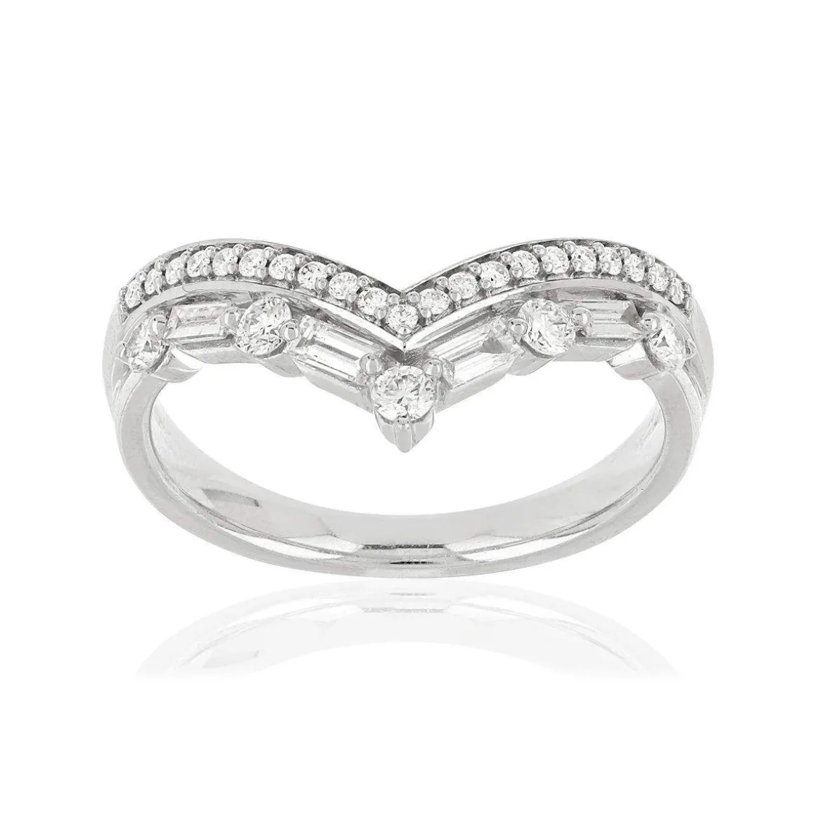 Bague argent 925 zirconias