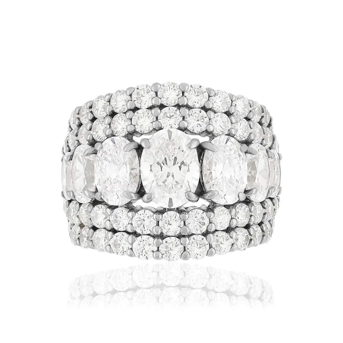 Bague argent 925 zirconias