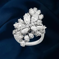 Bague argent 925 zirconias