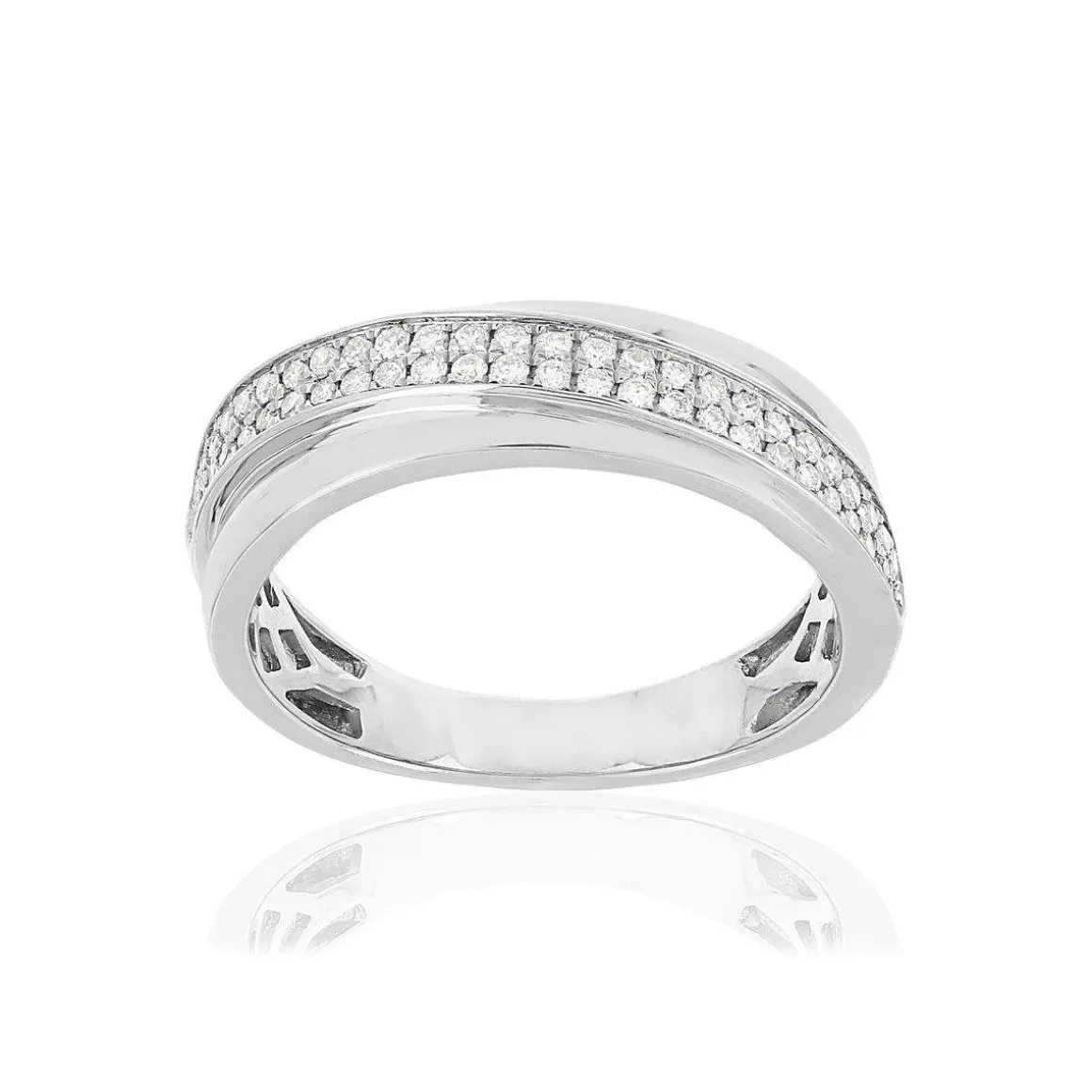 Bague argent 925 zirconias