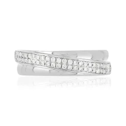 Bague argent 925 zirconias