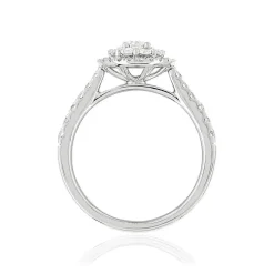 Bague argent 925 zirconias