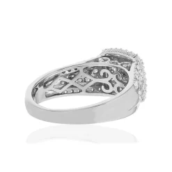 Bague argent 925 zirconias