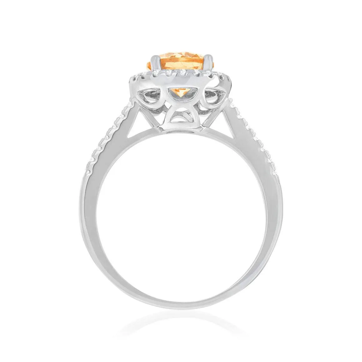 Bague argent 925 zirconias fumé et blanc