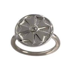 Bague ARTHUS BERTRAND d'occasion or 750 blanc diamant