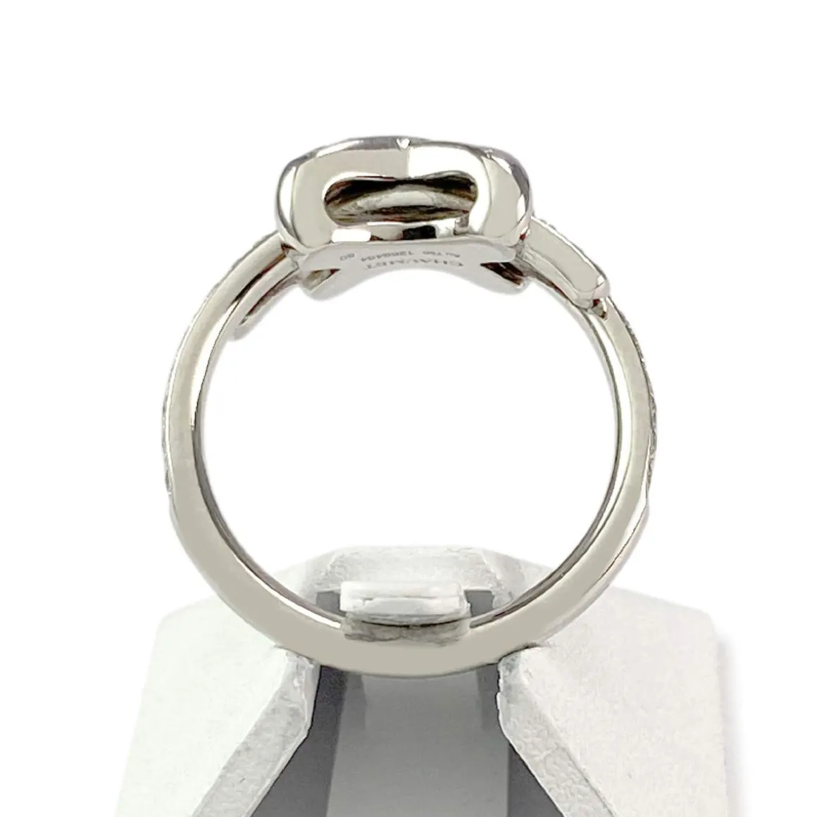 Bague Chaumet d'occasion or 750 blanc diamants