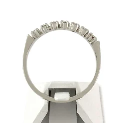 Bague d'occasion or 750 blanc diamants