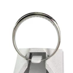 Bague d'occasion or 750 blanc diamant