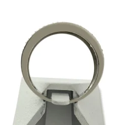 Bague d'occasion or 750 blanc diamants