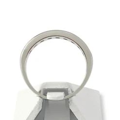 BAGUE d'occasion or 750 blanc diamants