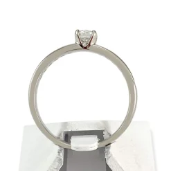 Bague d'occasion or 750 blanc diamants