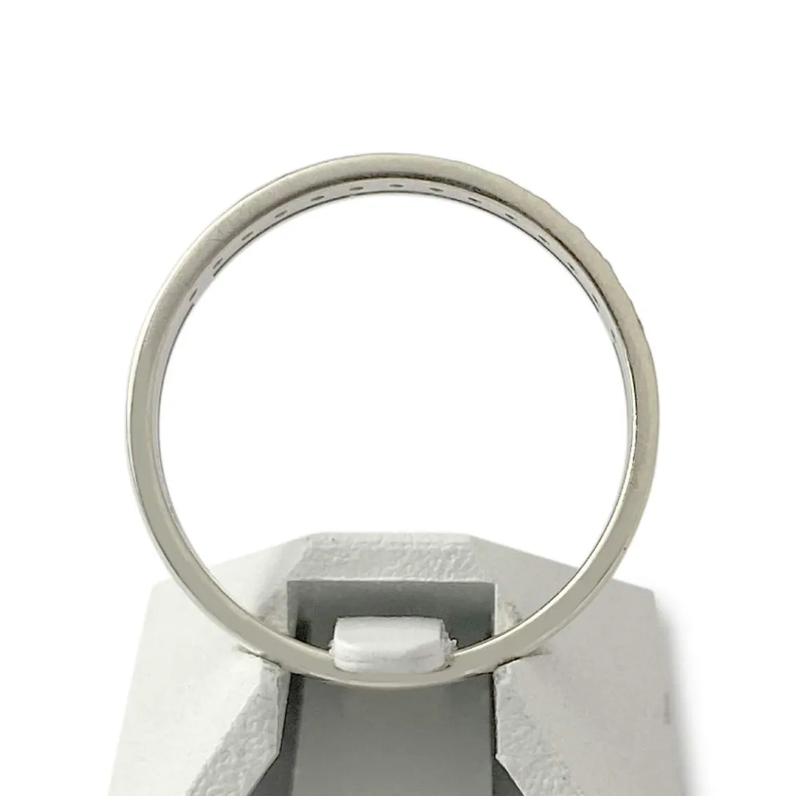 Bague d'occasion or 375 blanc diamants
