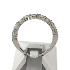 Bague d'occasion or 750 blanc diamants