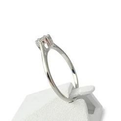Bague d'occasion or 750 blanc diamants
