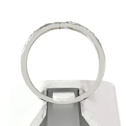 Bague d'occasion or 375 blanc diamants