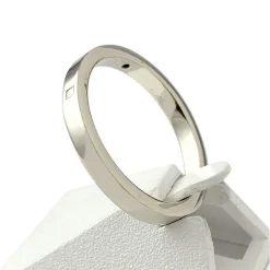Bague d'occasion or 375 blanc diamants