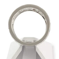 Bague d'occasion or 750 blanc diamant