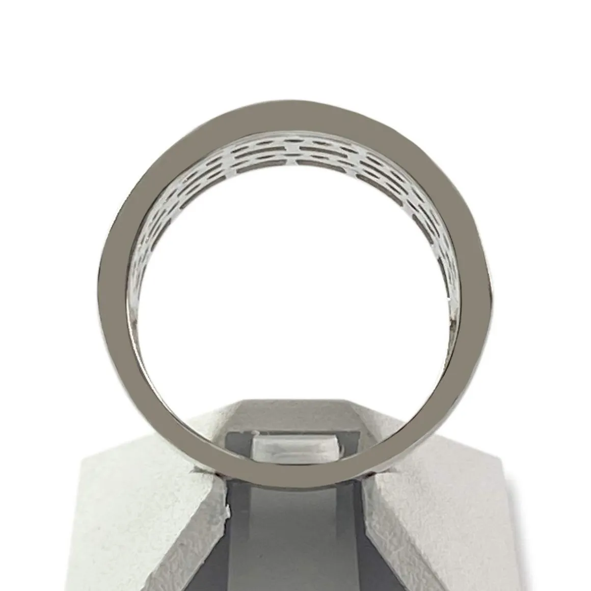 Bague d'occasion or 750 blanc diamants