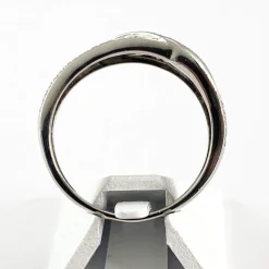 Bague d'occasion or 375 blanc diamant