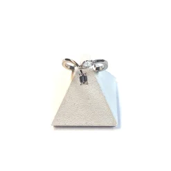 Bague d'occasion or 750 blanc diamants