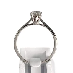 Bague d'occasion or 750 blanc diamant