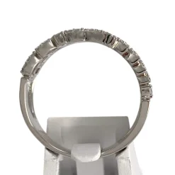 Bague d'occasion or 375 blanc diamant