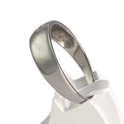 Bague d'occasion or 585 blanc diamant