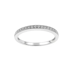 Bague d'occasion or 375 blanc diamants