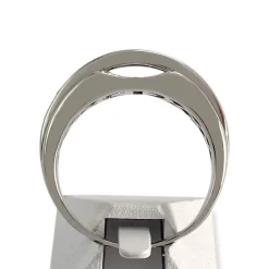 Bague d'occasion or 750 blanc diamants
