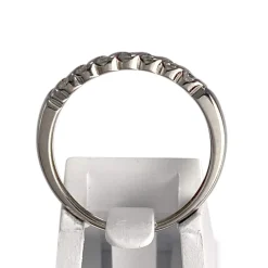 Bague d'occasion or 750 blanc diamant