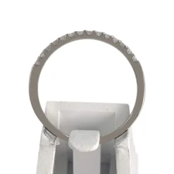 Bague d'occasion or 750 blanc diamants