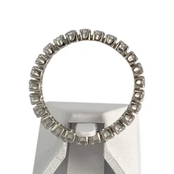 Bague d'occasion or 750 blanc diamants