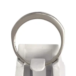 Bague d'occasion or 750 blanc diamants