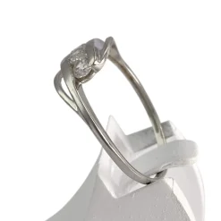 Bague d'occasion or 375 blanc zirconias