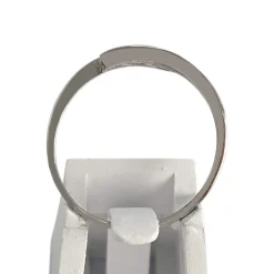Bague d'occasion or 375 blanc zirconias