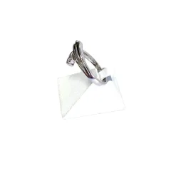 Bague d'occasion or 750 blanc zirconias