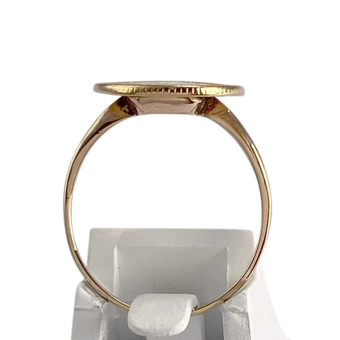 Bague d'occasion or 750 jaune