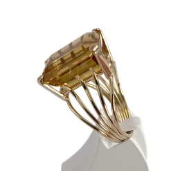 Bague d'occasion or 750 jaune citrine