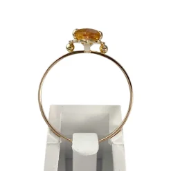 Bague d'occasion or 750 jaune corindon synthetique