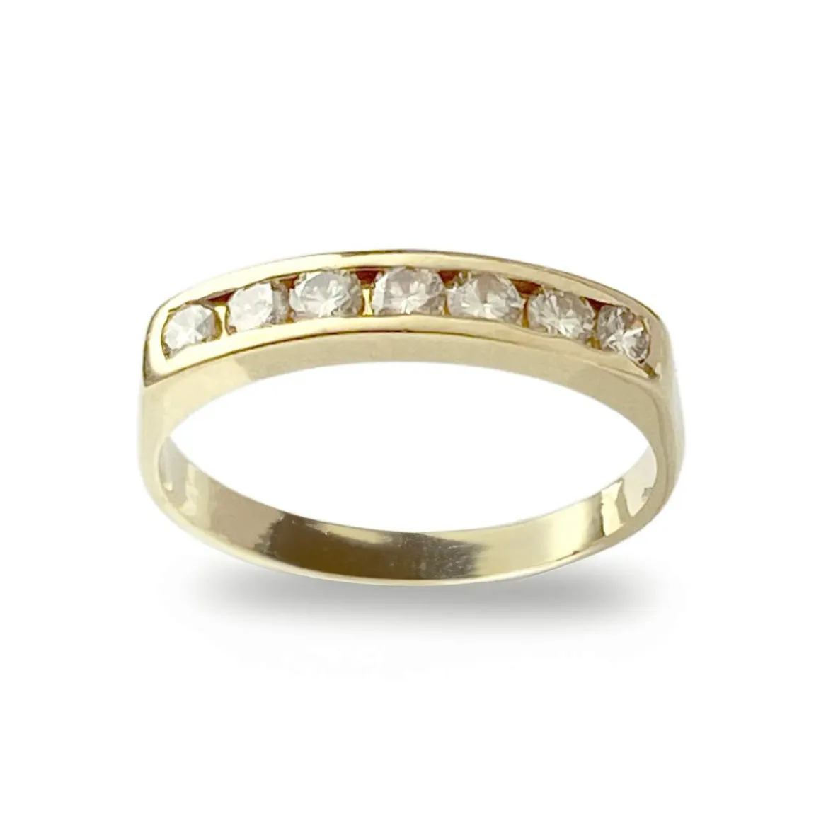 Bague d'occasion or 750 jaune diamants