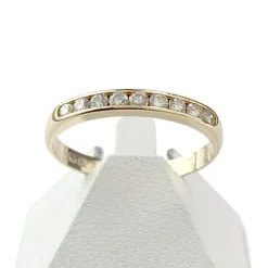Bague d'occasion or 750 jaune diamants