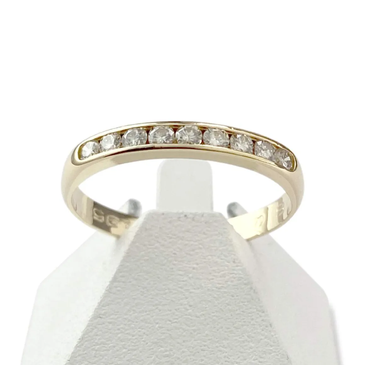 Bague d'occasion or 750 jaune diamants