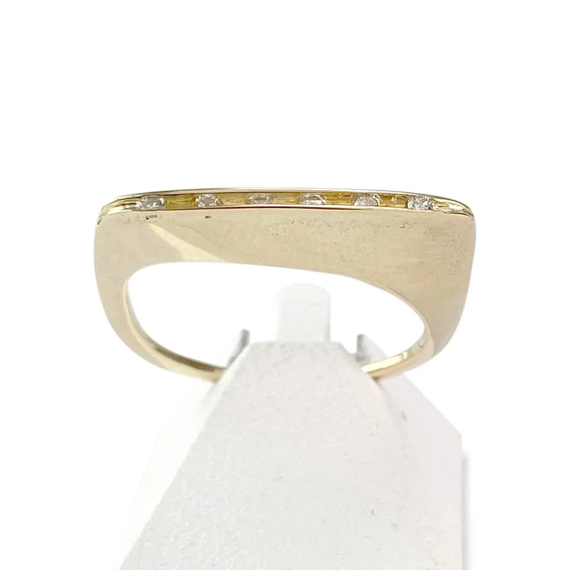 Bague d'occasion or 750 jaune diamants