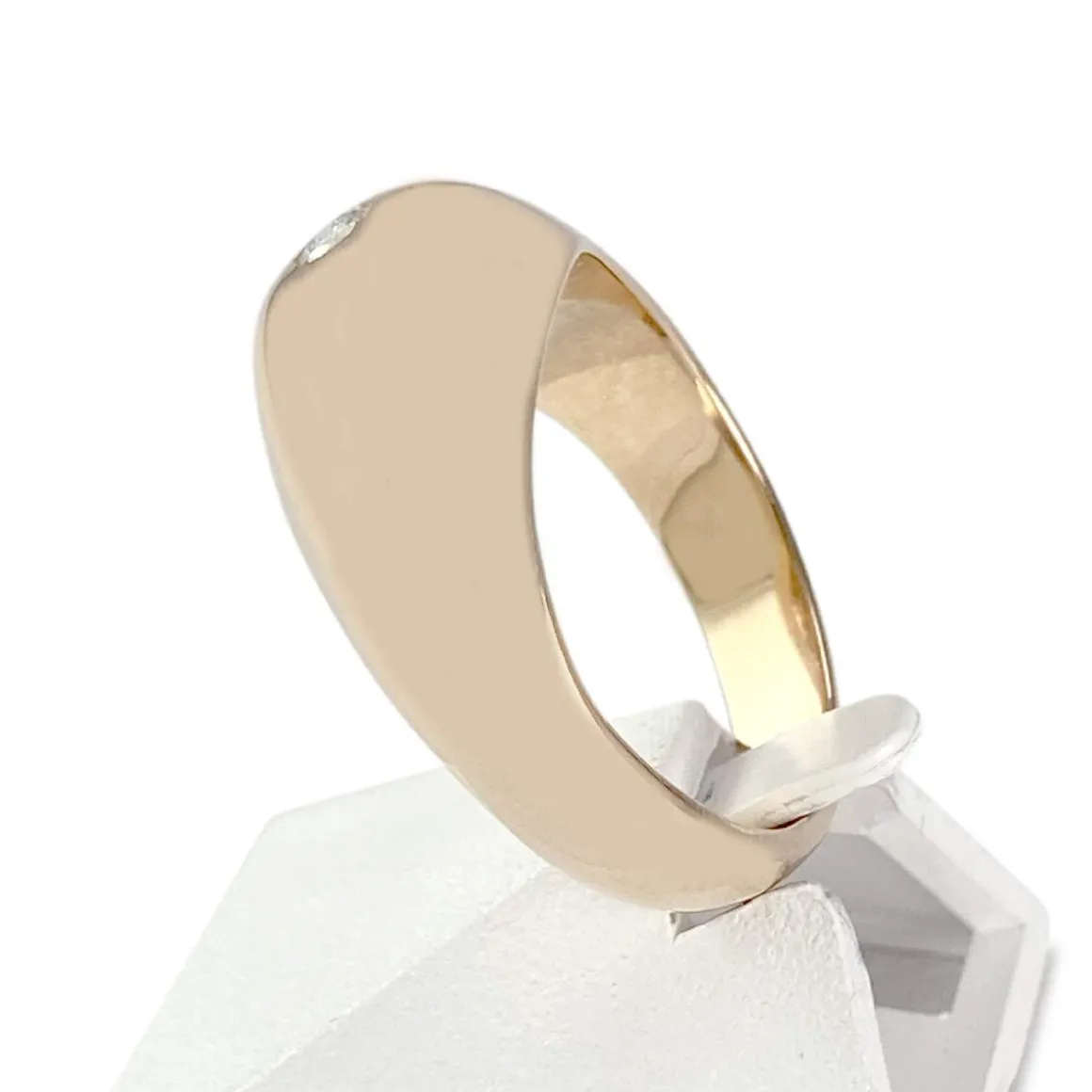 Bague d'occasion or 750 jaune diamants