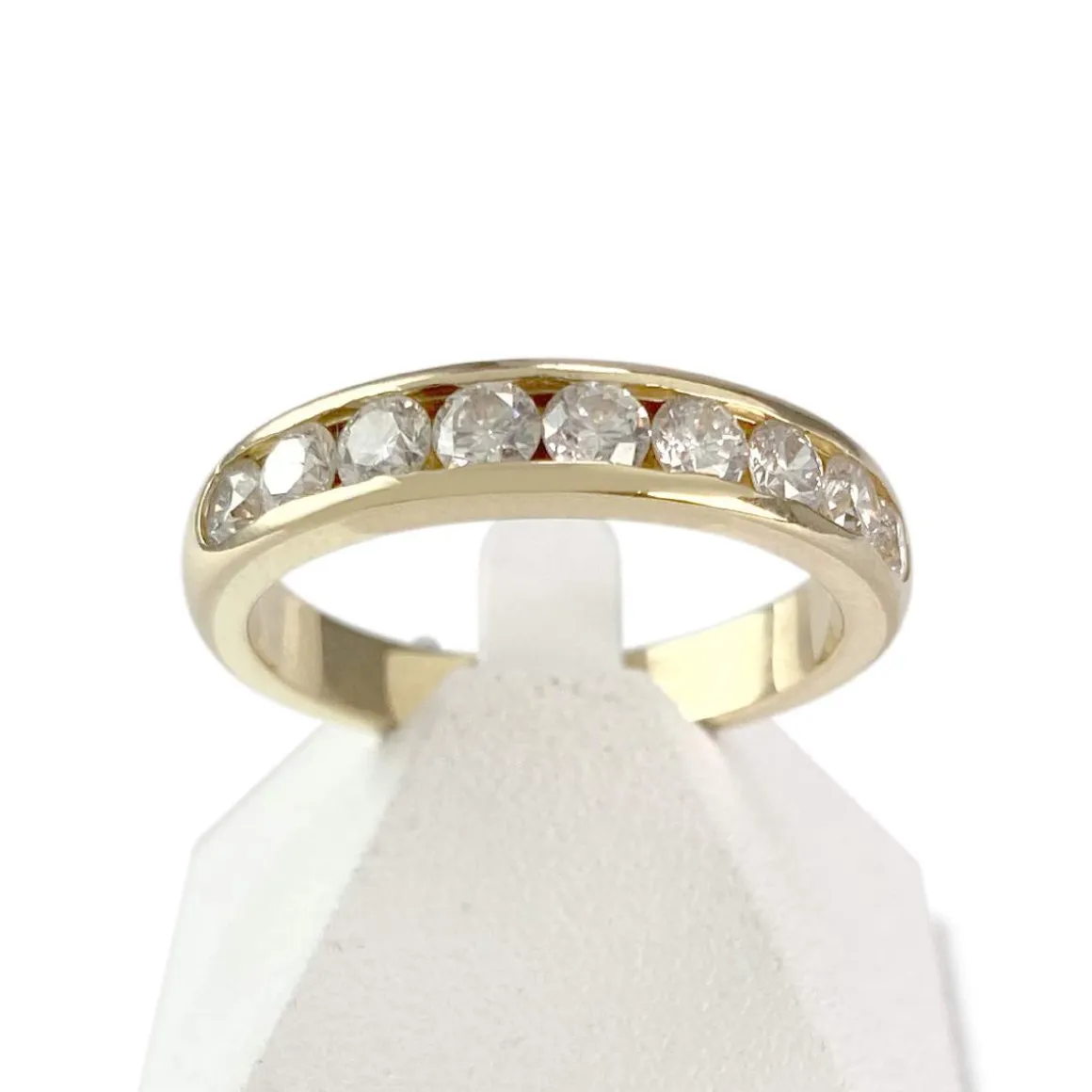 Bague d'occasion or 750 jaune diamants
