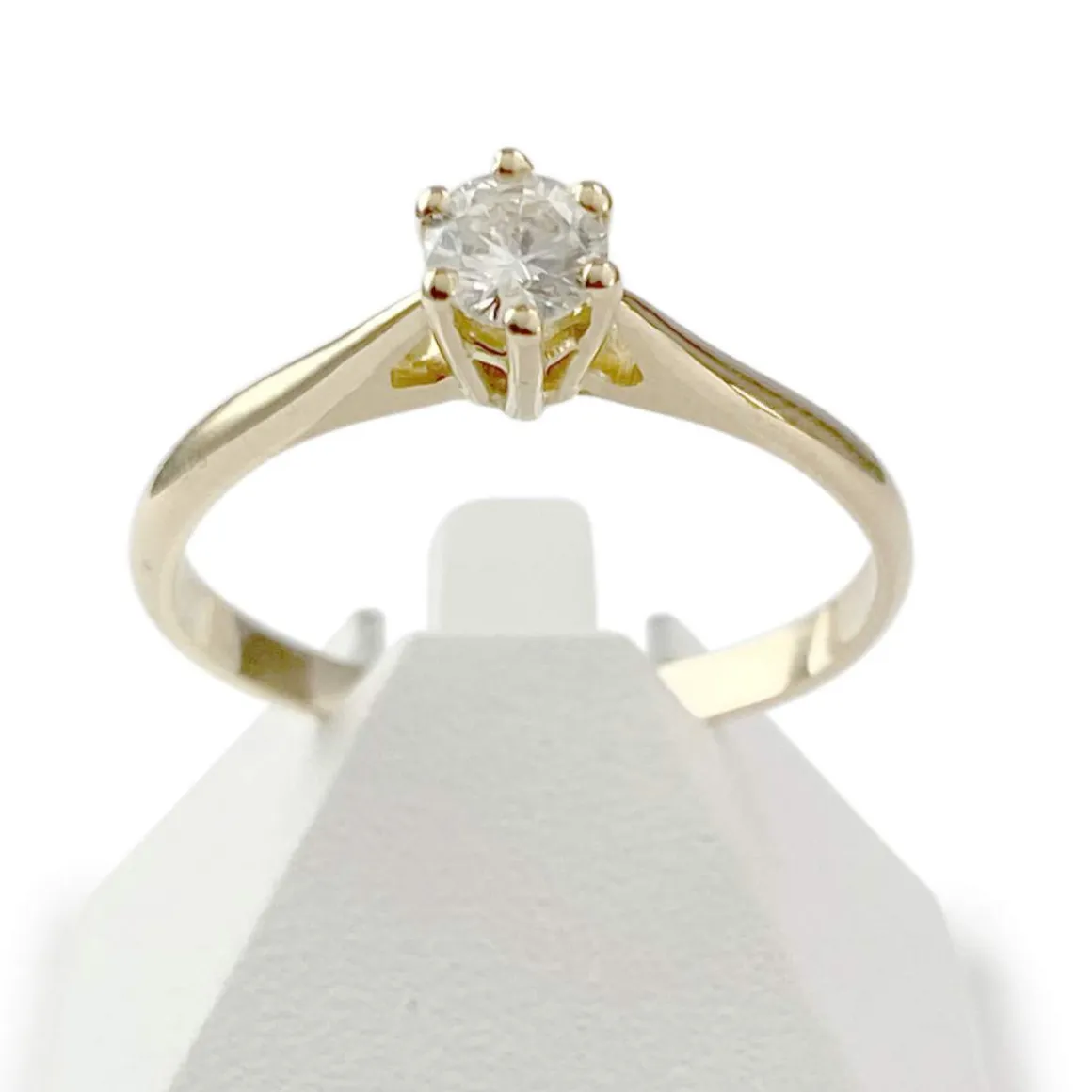 Bague d'occasion or 750 jaune diamant