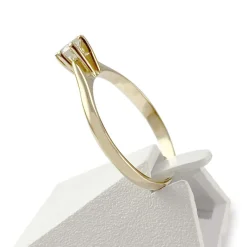 Bague d'occasion or 750 jaune diamant