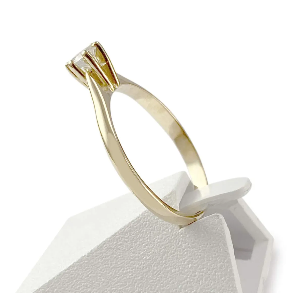 Bague d'occasion or 750 jaune diamant