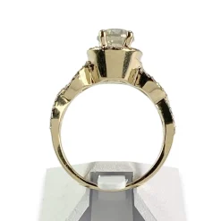 Bague d'occasion or 585 jaune diamants