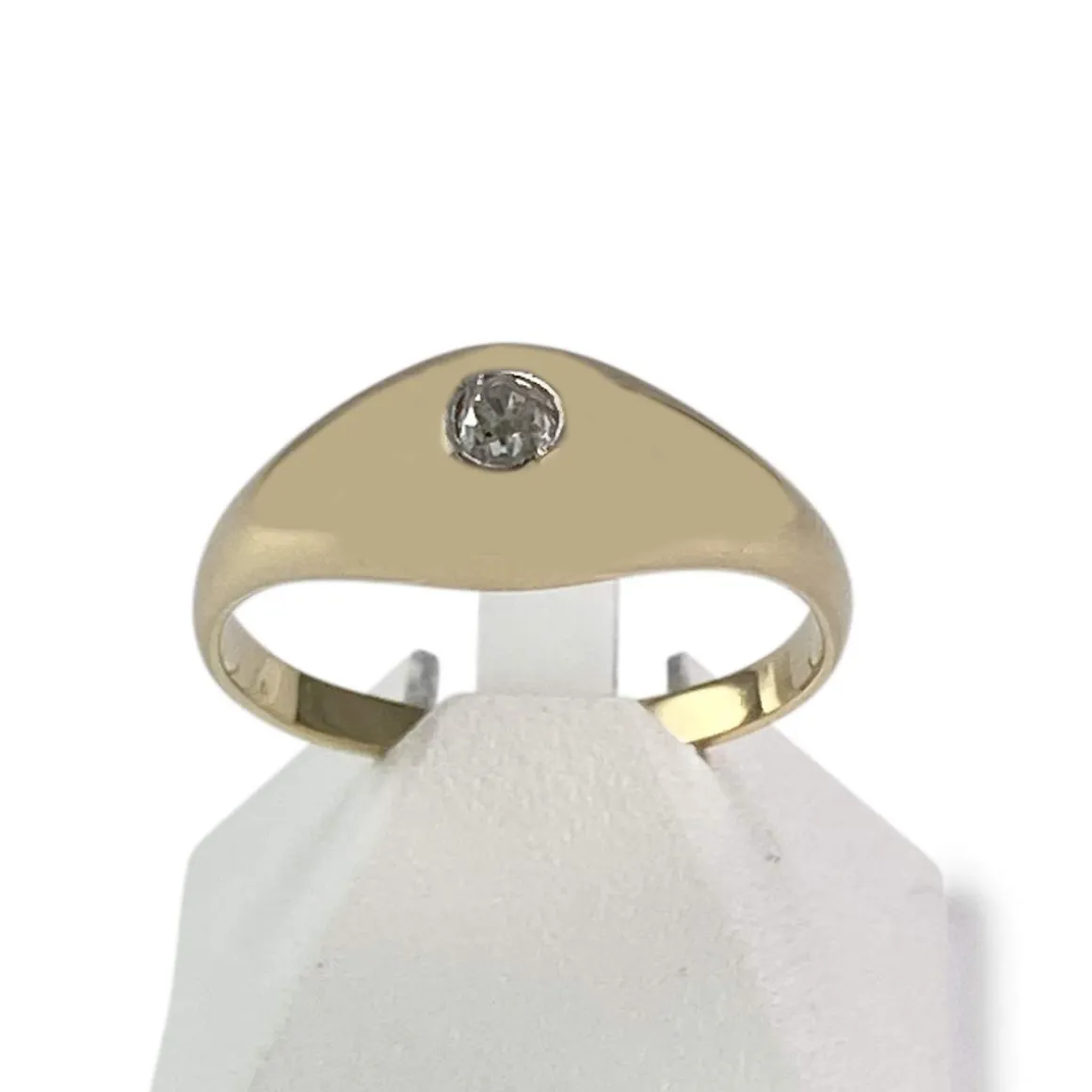 Bague d'occasion or 750 jaune diamant
